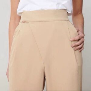 ADAY Portfolio Crossover Tailored High Rise Tapered Trouser Pants